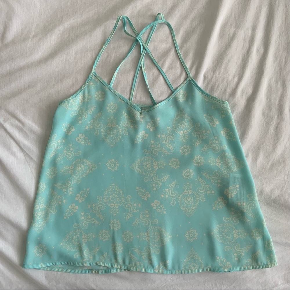 Hollister Paisley Tank Top
